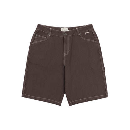 Dime Classic Denim Shorts: Brown Washed