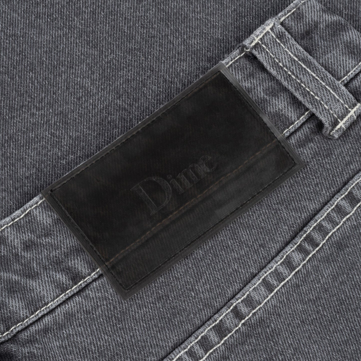 Dime Classic Denim Shorts: Faded Black