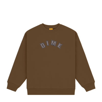 Dime Choppers Crewneck Dark Brown