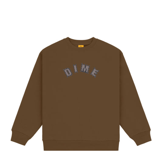 Dime Choppers Crewneck Dark Brown