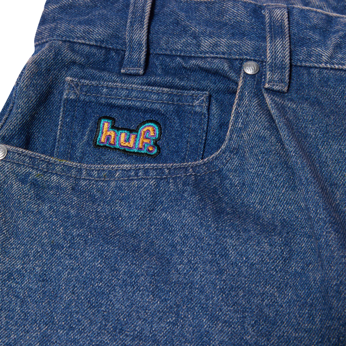 Huf Cromer Washed Pant Blue Night