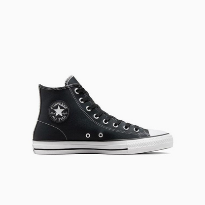 Converse CTAS Pro Hi Leather Black White Rose Street Skateshop