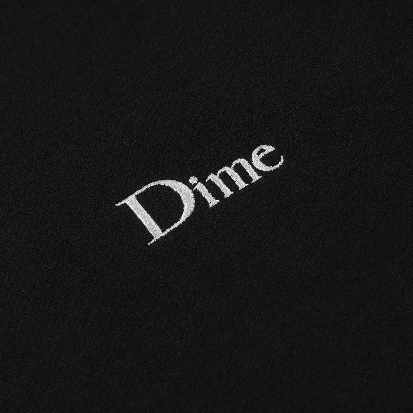 Dime Classic Small Logo Crewneck Black