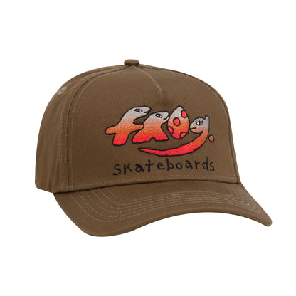 Frog Dino Logo 5-Panel Hat: Assorted Colors