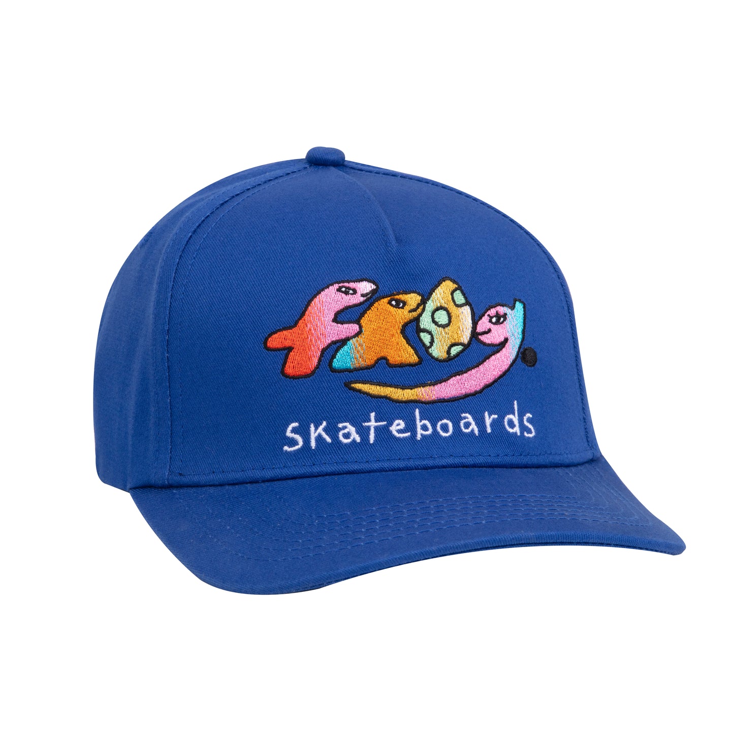 Frog Dino Logo 5-Panel Hat: Assorted Colors