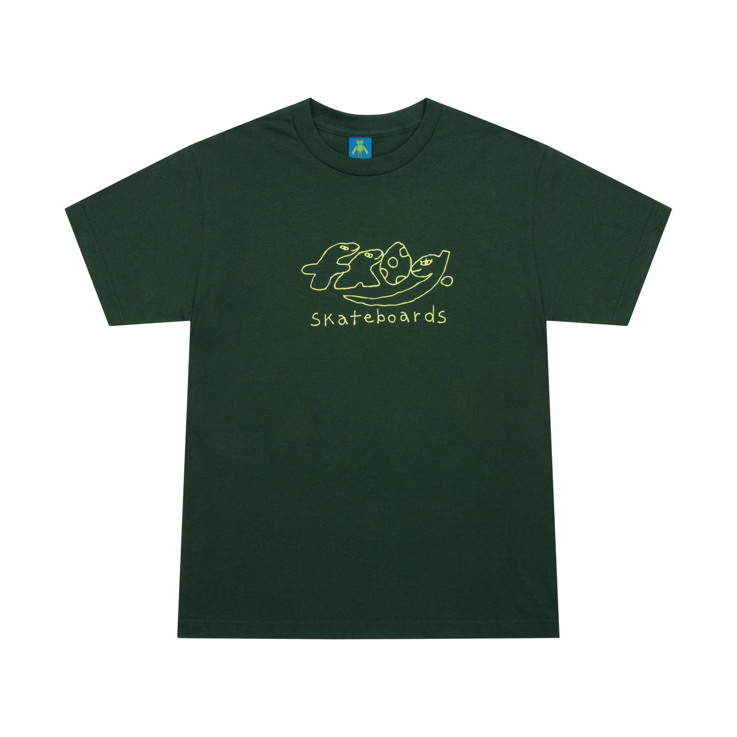Frog Dino logo Tee Forest
