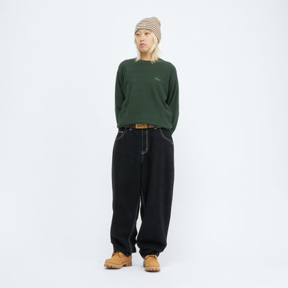 Dime Classic Baggy Denim Pants: Black