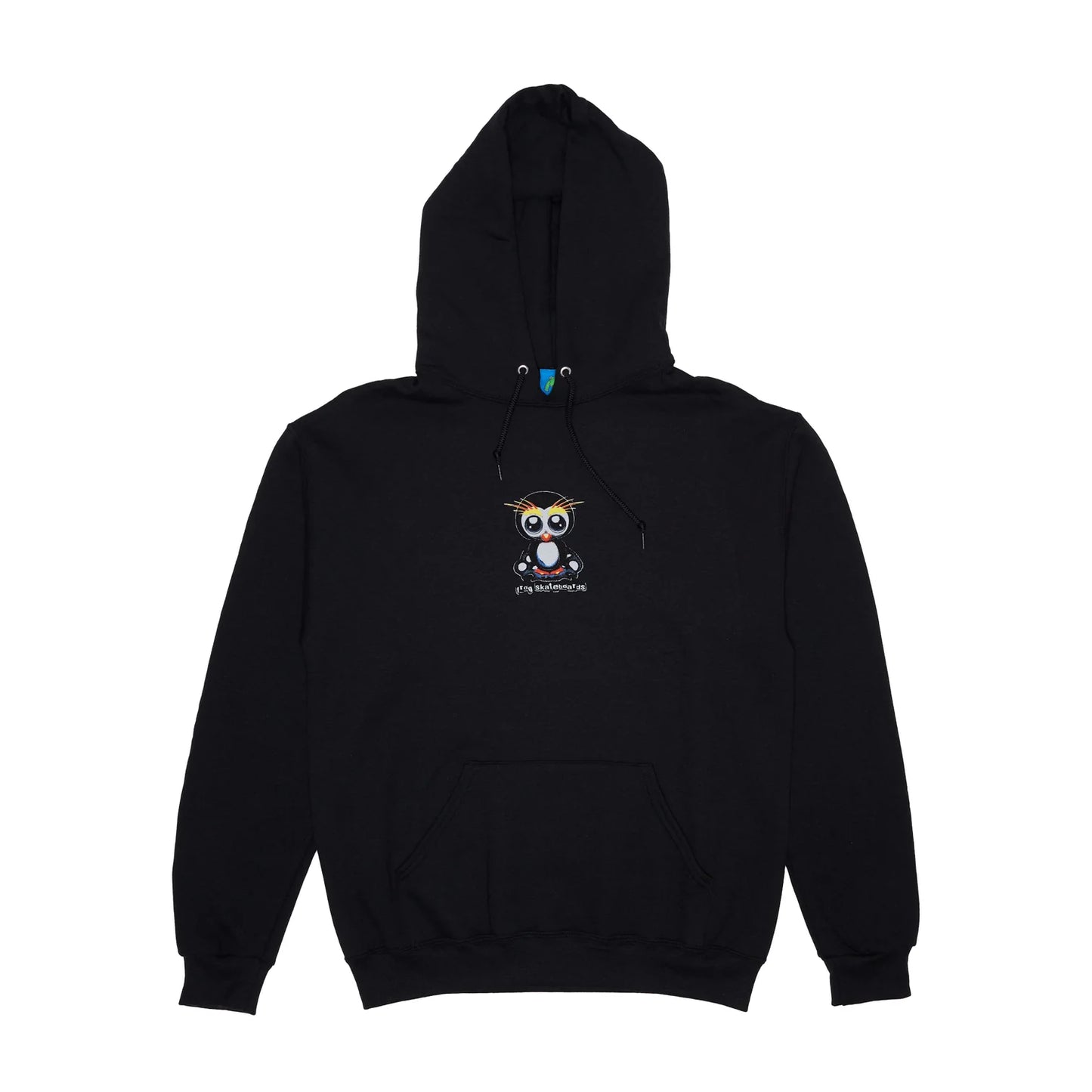 Frog Secret Penguin Hoodie Black