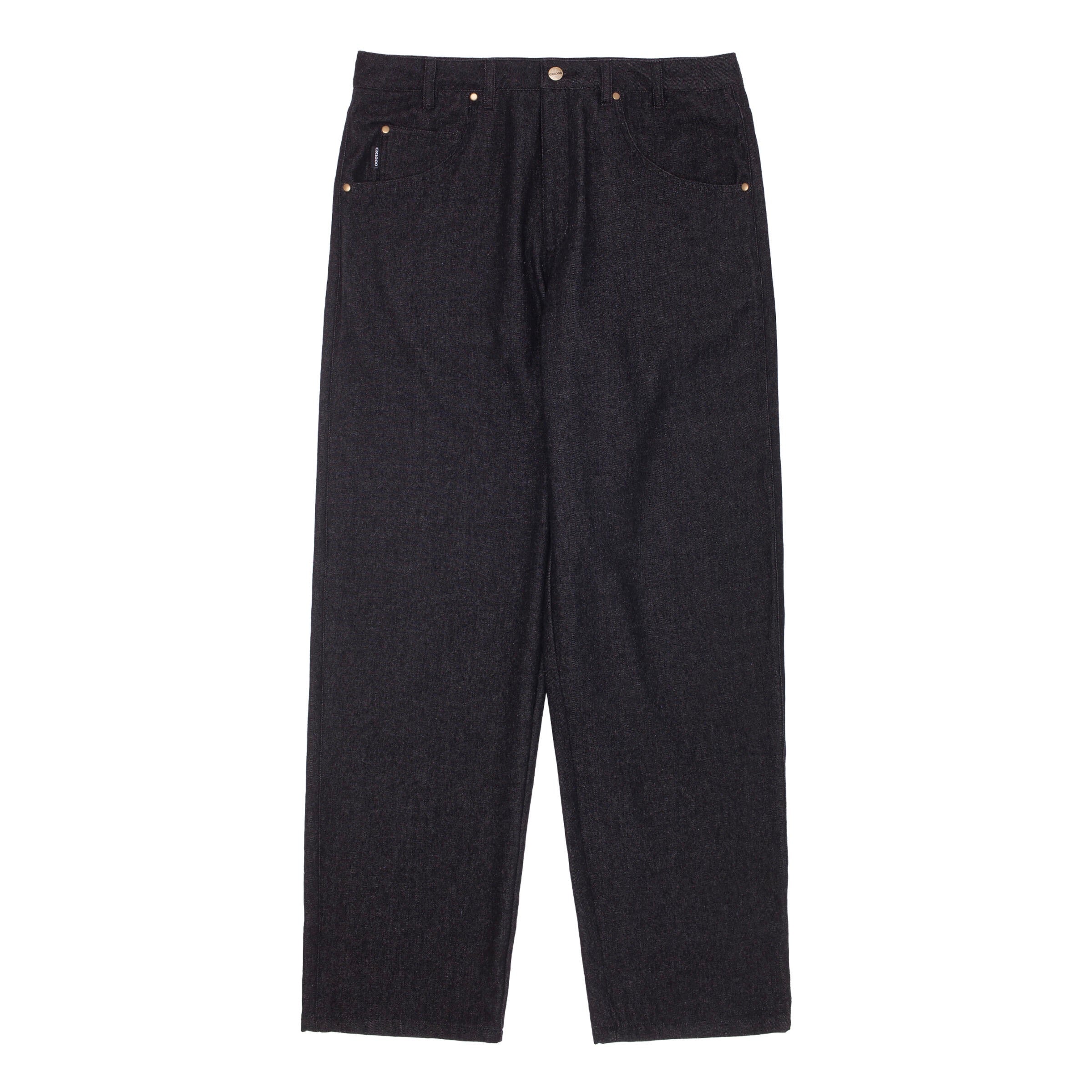 GX1000 Baggy Denim Pant Black – Rose Street Skateshop