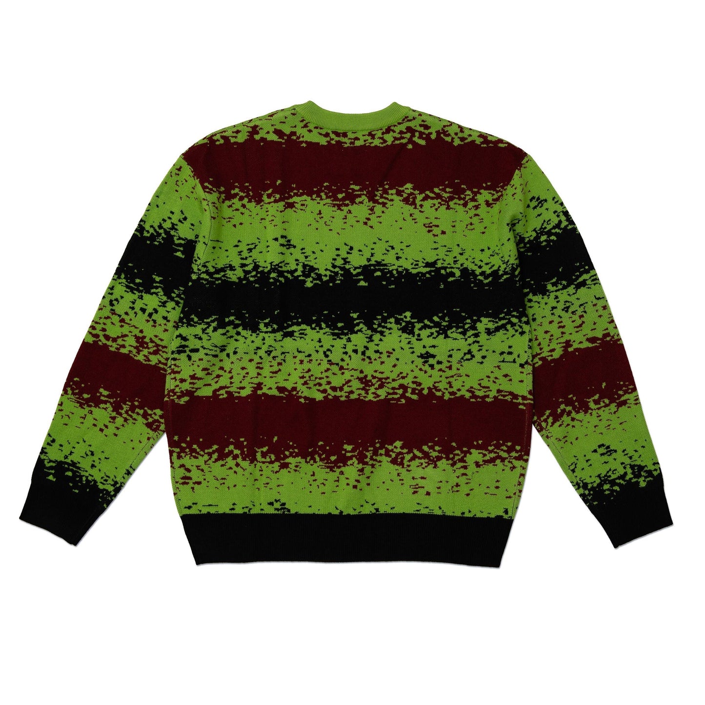 Hoddle Spray Stripe Knit Green/Red