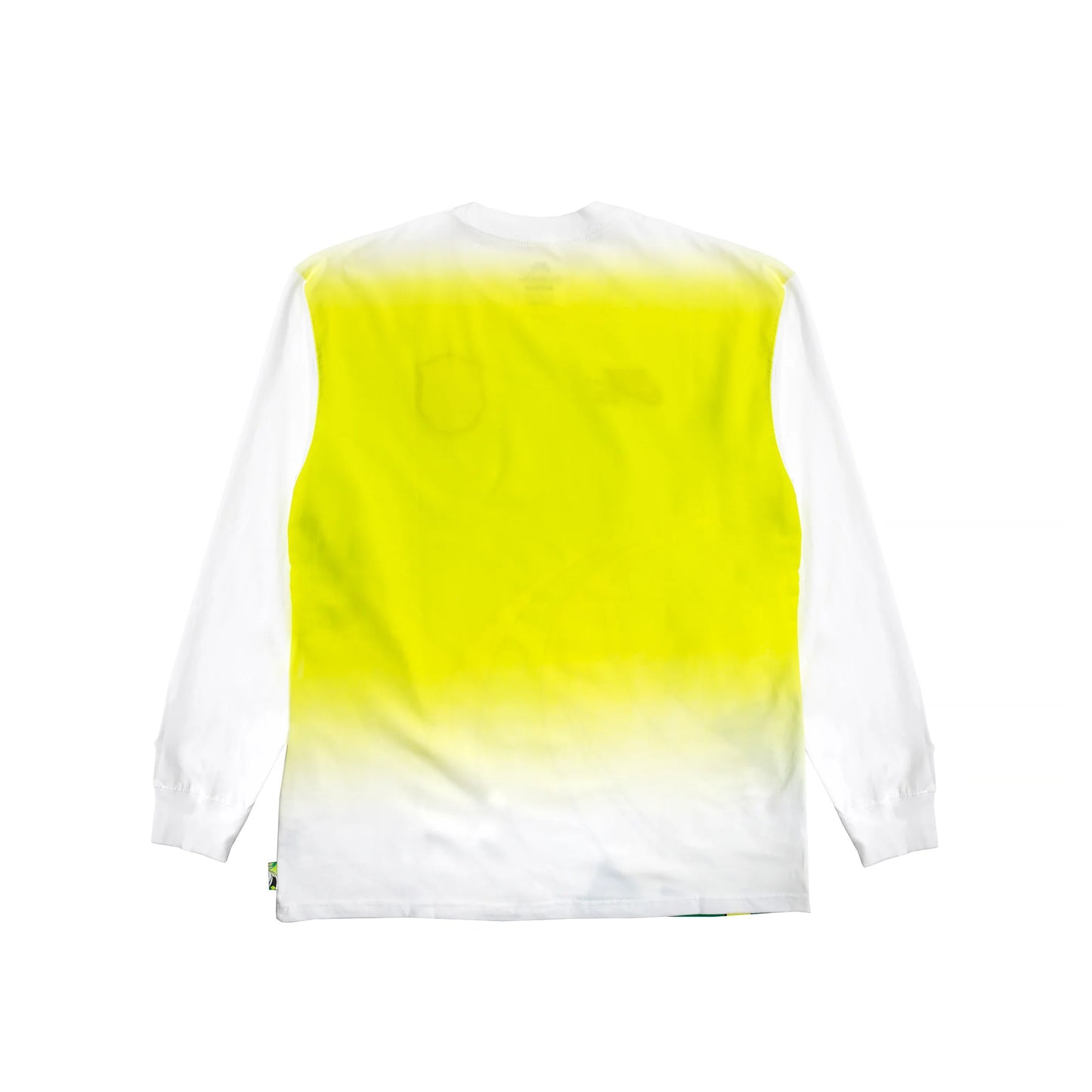 Nike SB Mens Long Sleeve Skate Tee White/Yellow