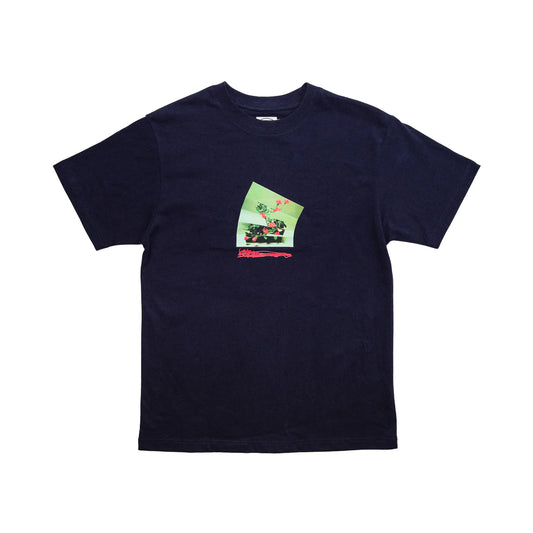 Hoddle Flowers Tee Navy