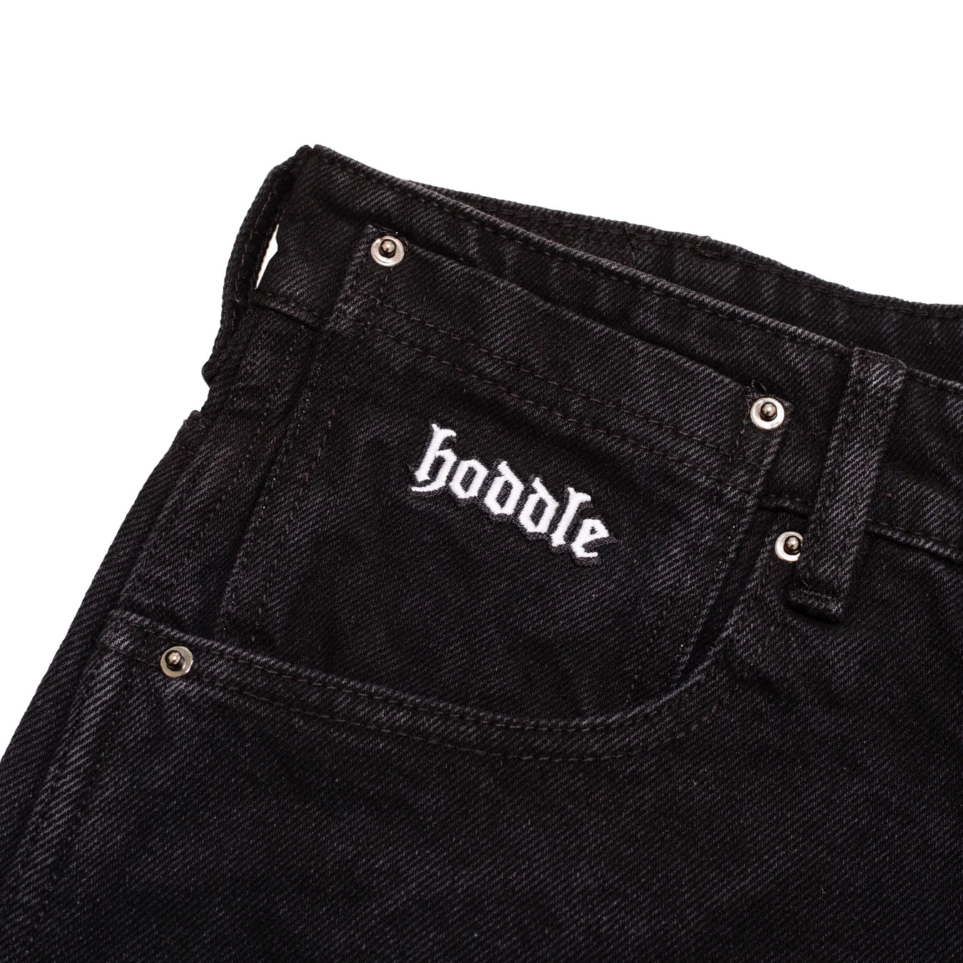 Hoddle Ranger Jean: Black/Black