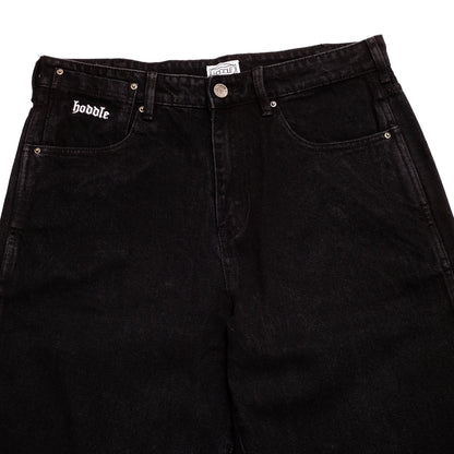 Hoddle Ranger Jean: Black/Black