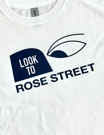 Look to Rose Street Youth Tee White