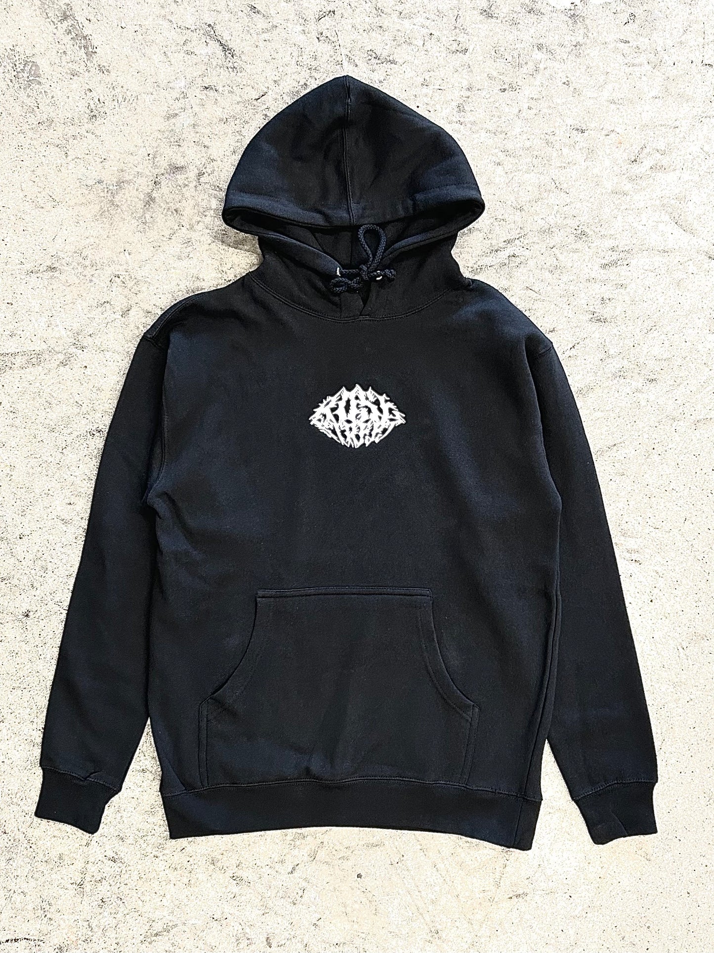 Rose Street Spike Logo Hoodie Black