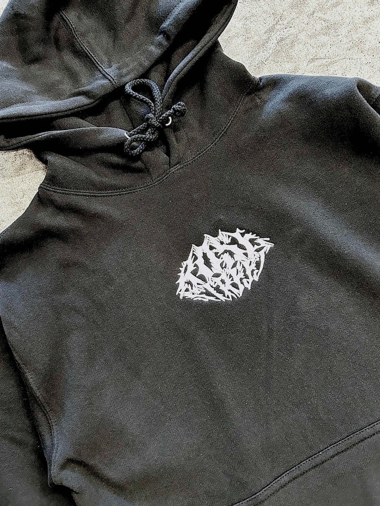 Rose Street Spike Logo Hoodie Black