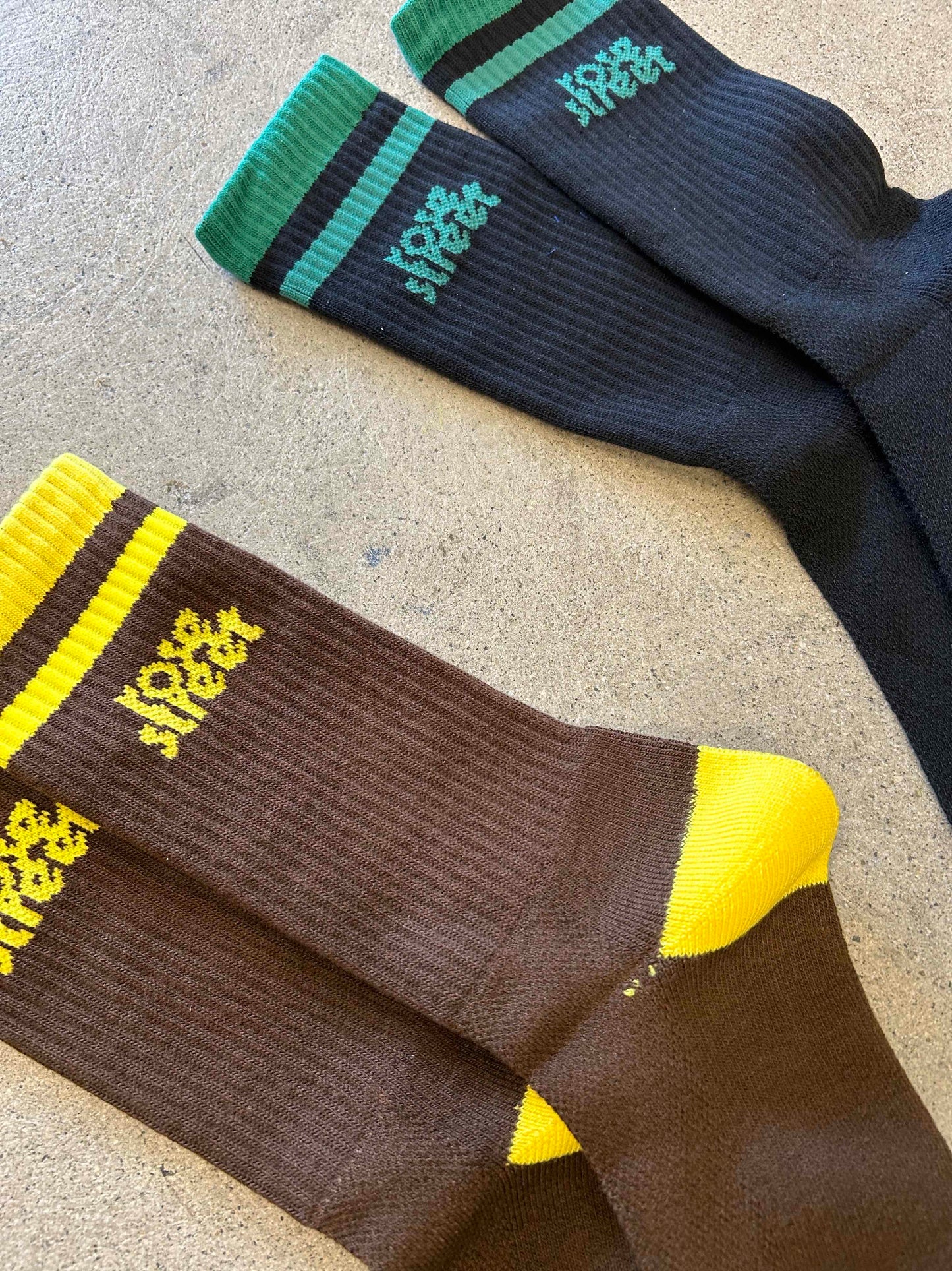 Rose Street Stacked Logo Socks: Assorted Colors