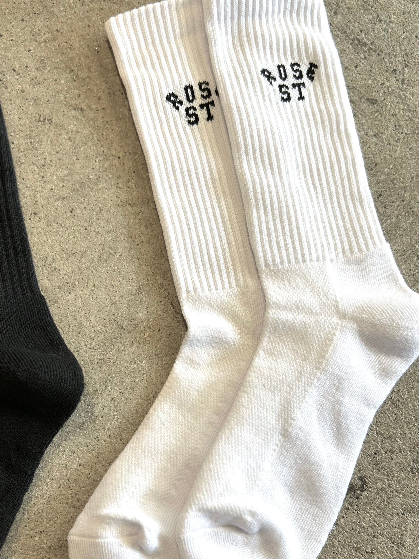 Rose Street Arc Logo Socks: Assorted Colors