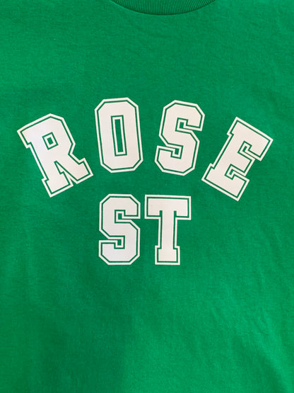 Rose Street Double Arc Logo Tee Kelly Green