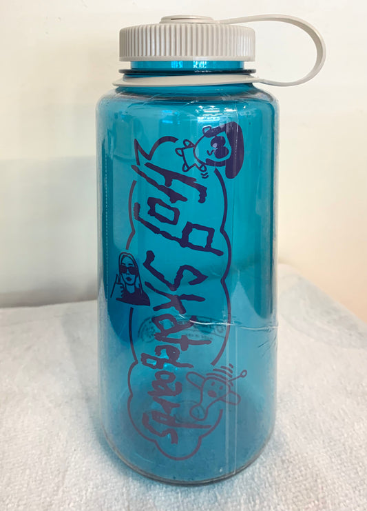 Frog Nalgene Water Bottle Blue