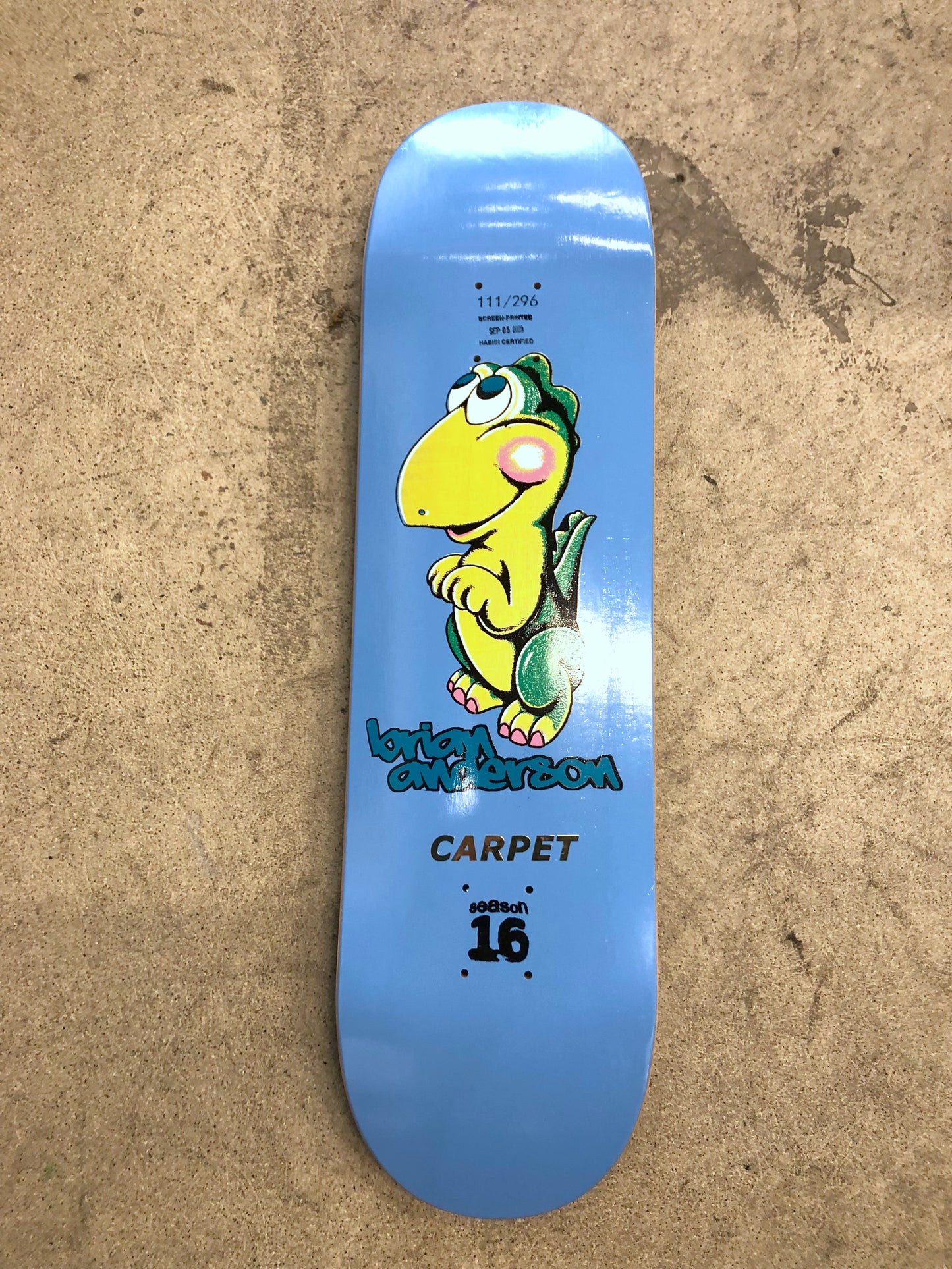 Carpet Co Brian Anderson Dino Deck: Assorted Sizes