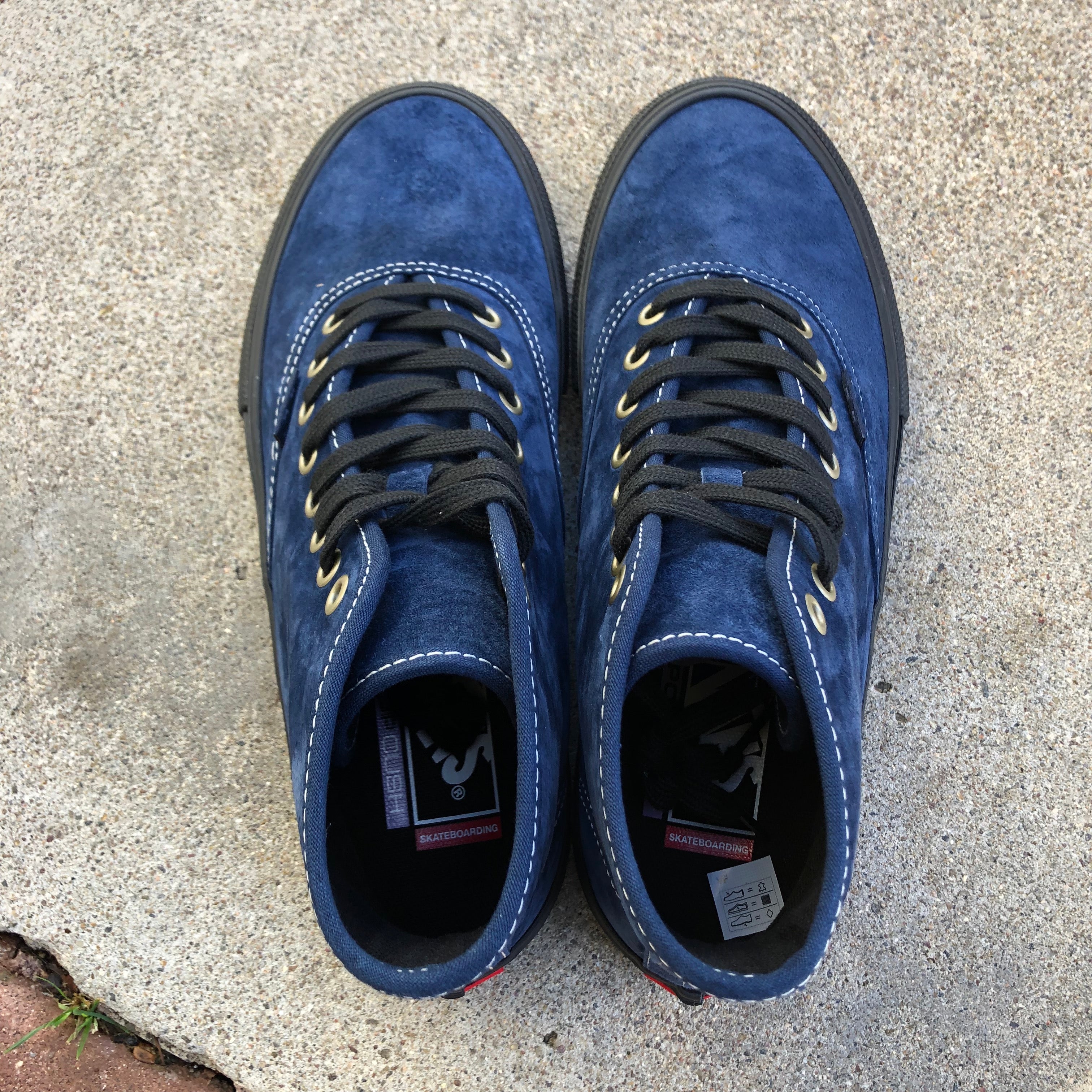 Vans authentic navy shop canvas skate shoes