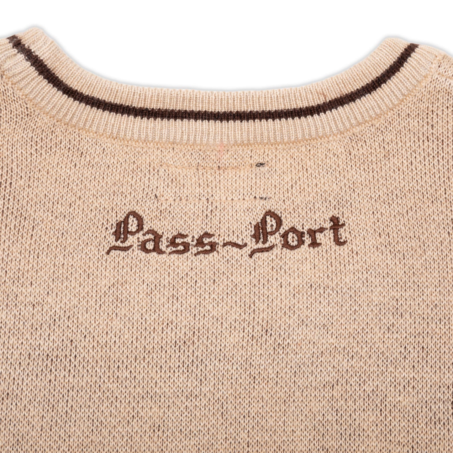 Pass-Port Kings X Fountain Mohair Sweater Cream