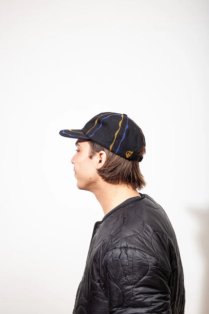 Sex Hippies Welder's Stitch Pinwheel Hat: Black