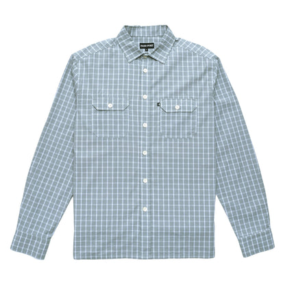Pass-Port Workers Check Shirt Long-sleeve Stone