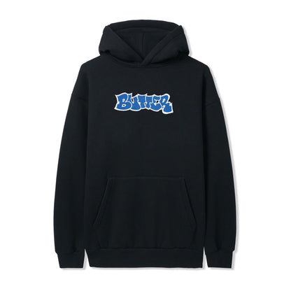 Butter Perspective Applique Pullover Hoodie Black