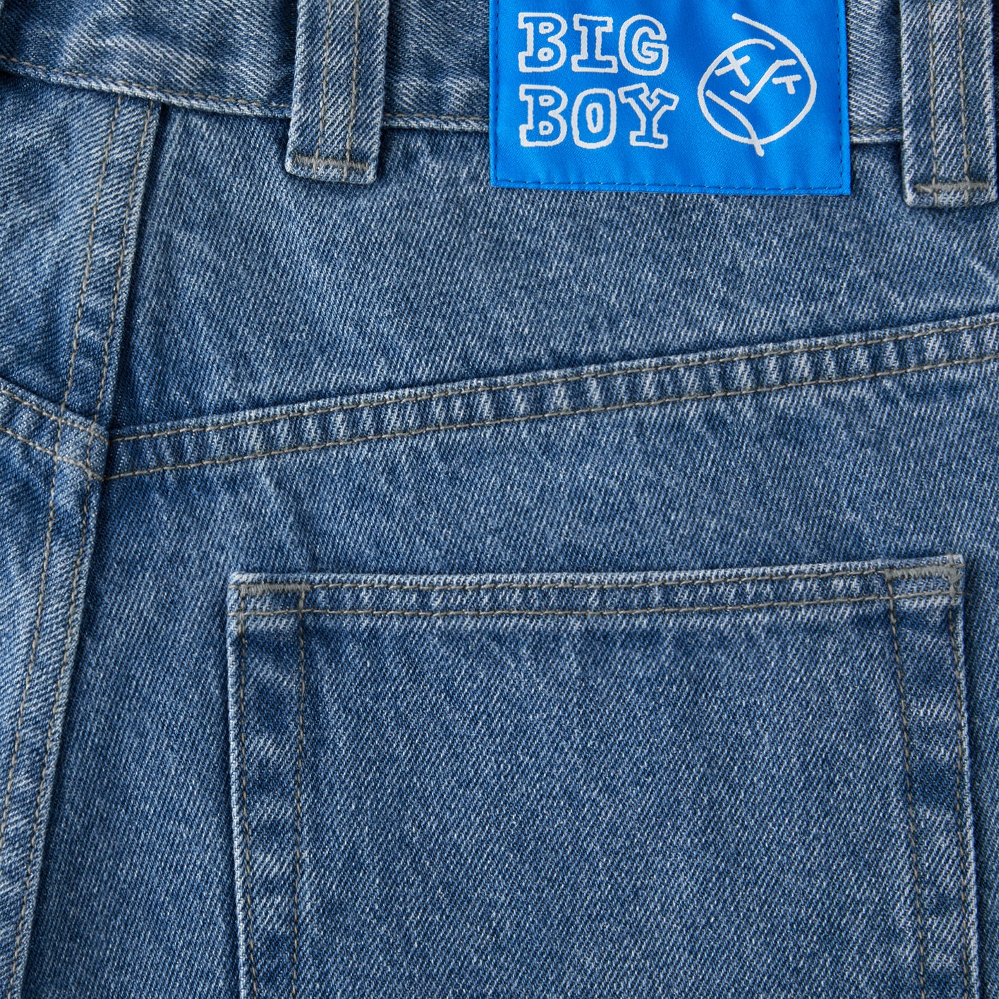 Polar Big Boy Pants: Mid Blue