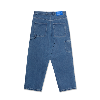 Polar Big Boy Work Pants: Blue Wash