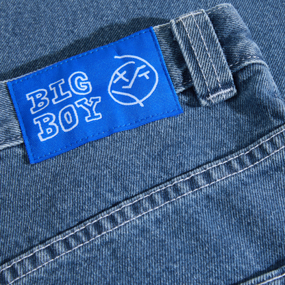 Polar Big Boy Work Pants: Blue Wash