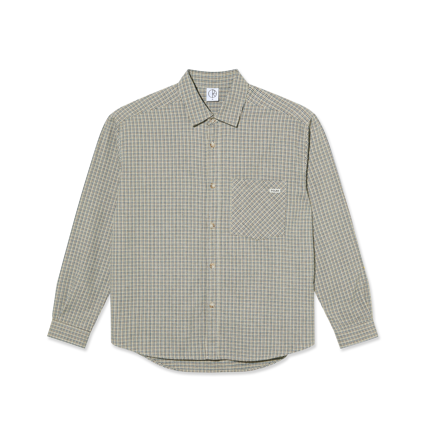 Polar Mitchell LS Shirt Creme Check