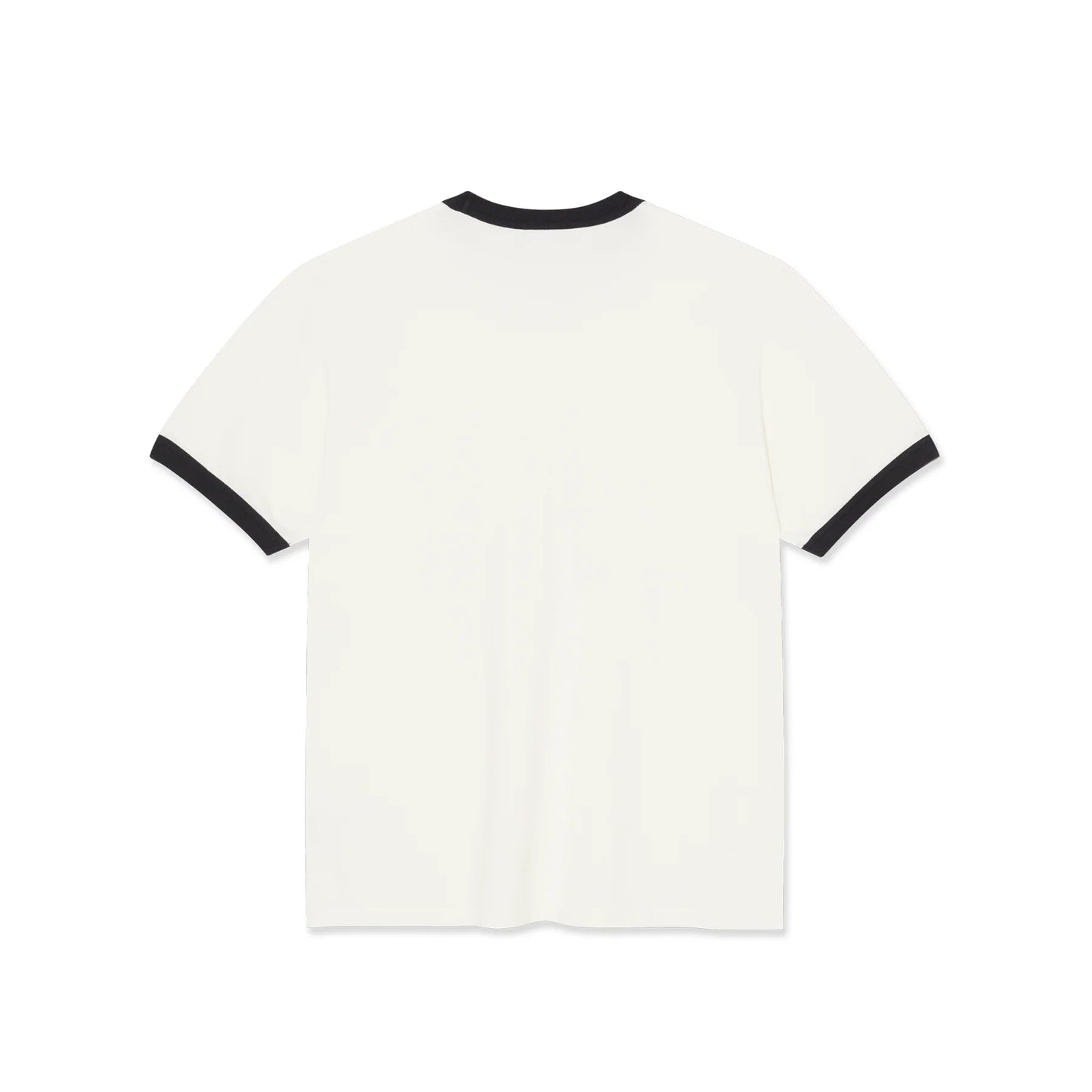 Polar Ringer Tee: Cloud White/Navy