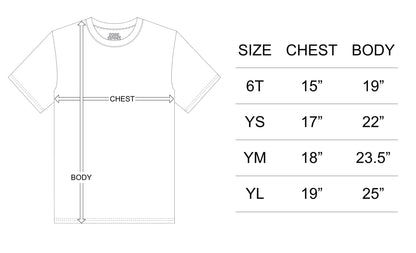 Look to Rose Street Youth Tee White