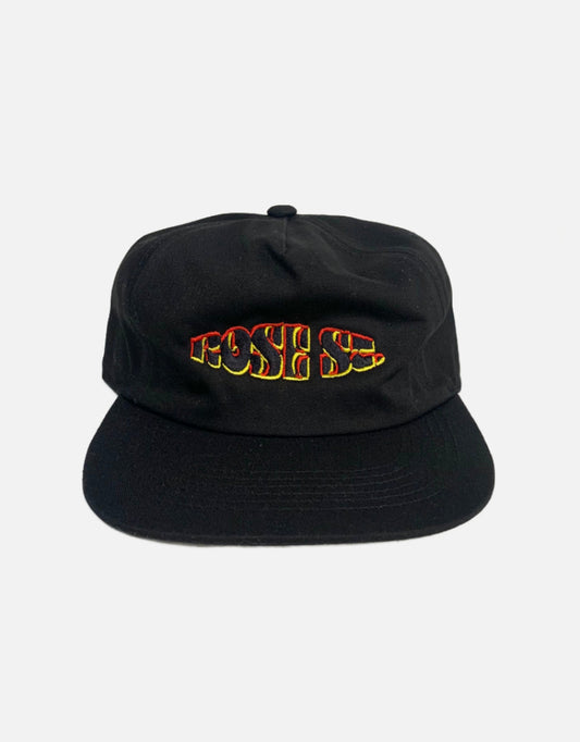 Rose Street Robust Logo Hat Black