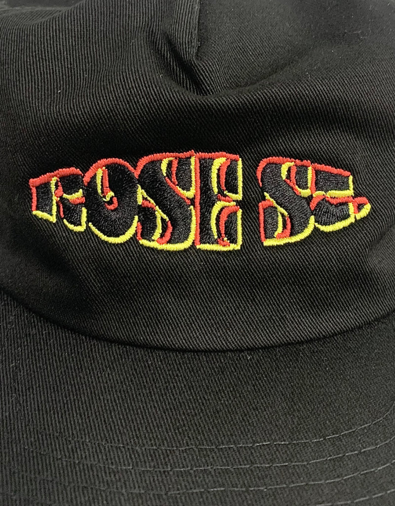 Rose Street Robust Logo Hat Black