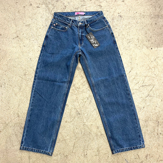 Frog Five Pocket Denim Pants: Blue