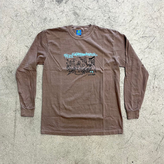 Frog Kitchen Longsleeve Tee Coffee