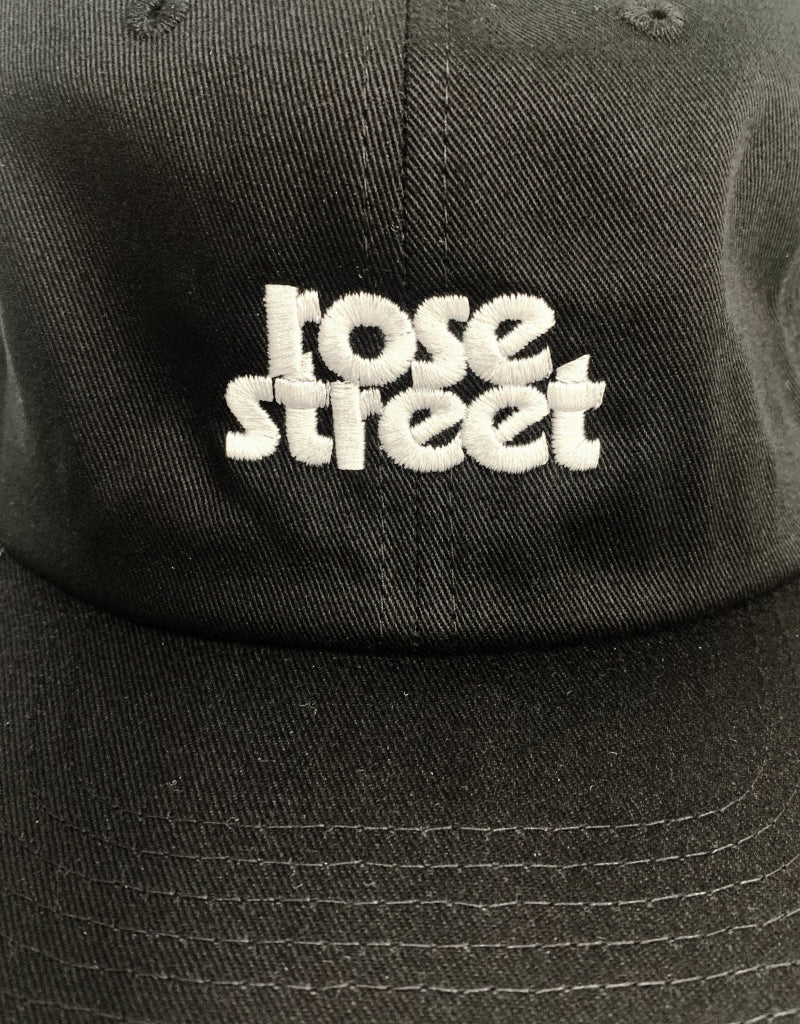 Rose Street Stacked Logo Hat Black
