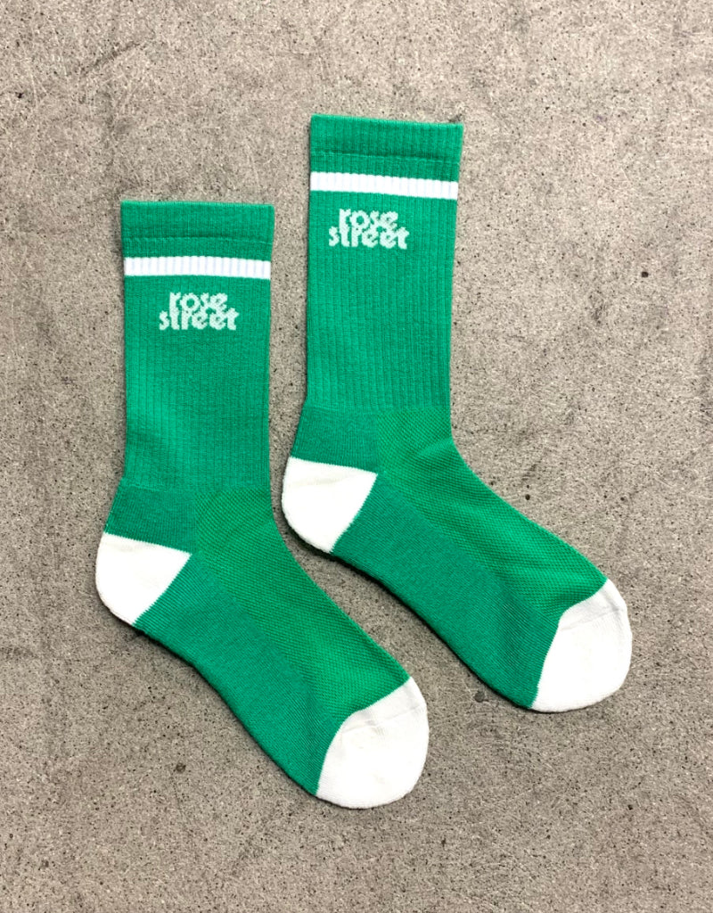 Rose Street Stacked Logo Socks: Assorted Colors