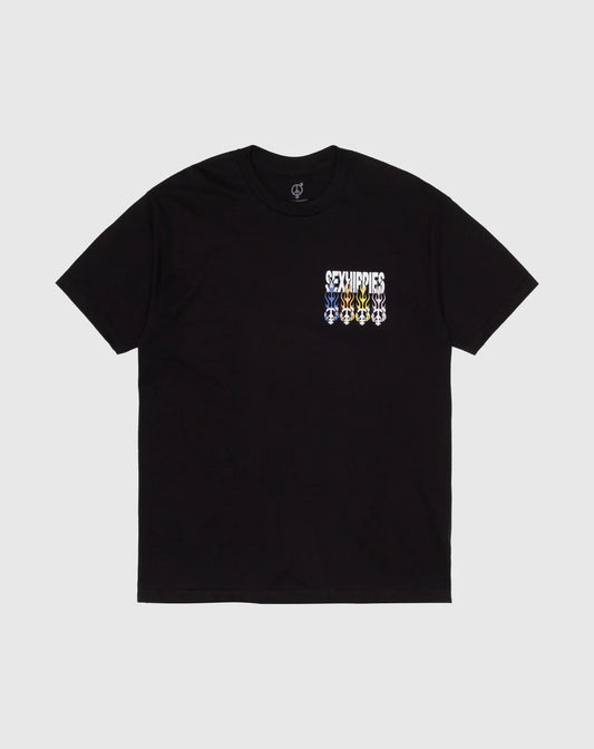 Sex Hippies Flame Circle Tee Black