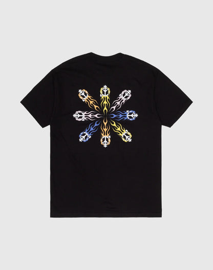 Sex Hippies Flame Circle Tee Black