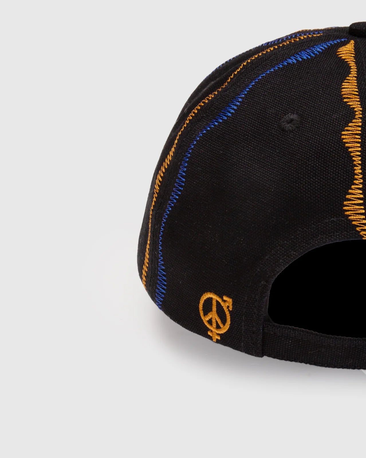 Sex Hippies Welder's Stitch Pinwheel Hat: Black