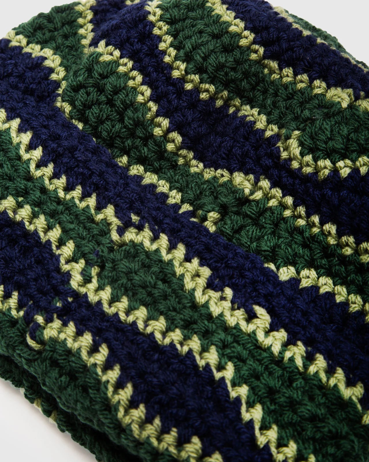 Sex Hippies Wave Length Beanie: Navy/ Forest/ Sage