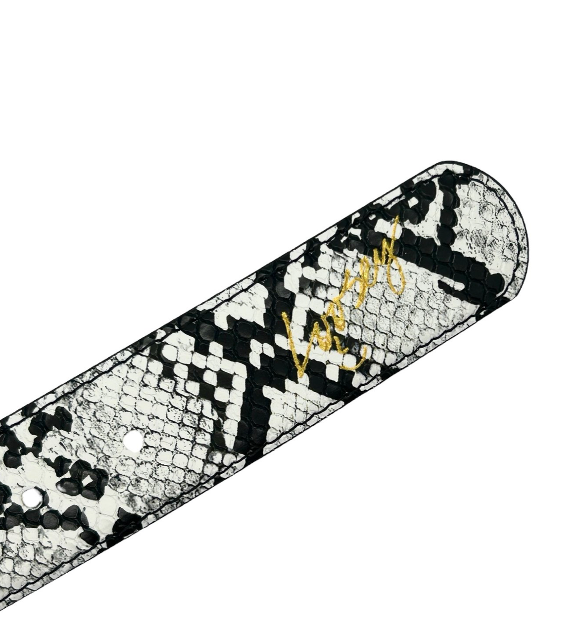 Loosey Slither Belt: White