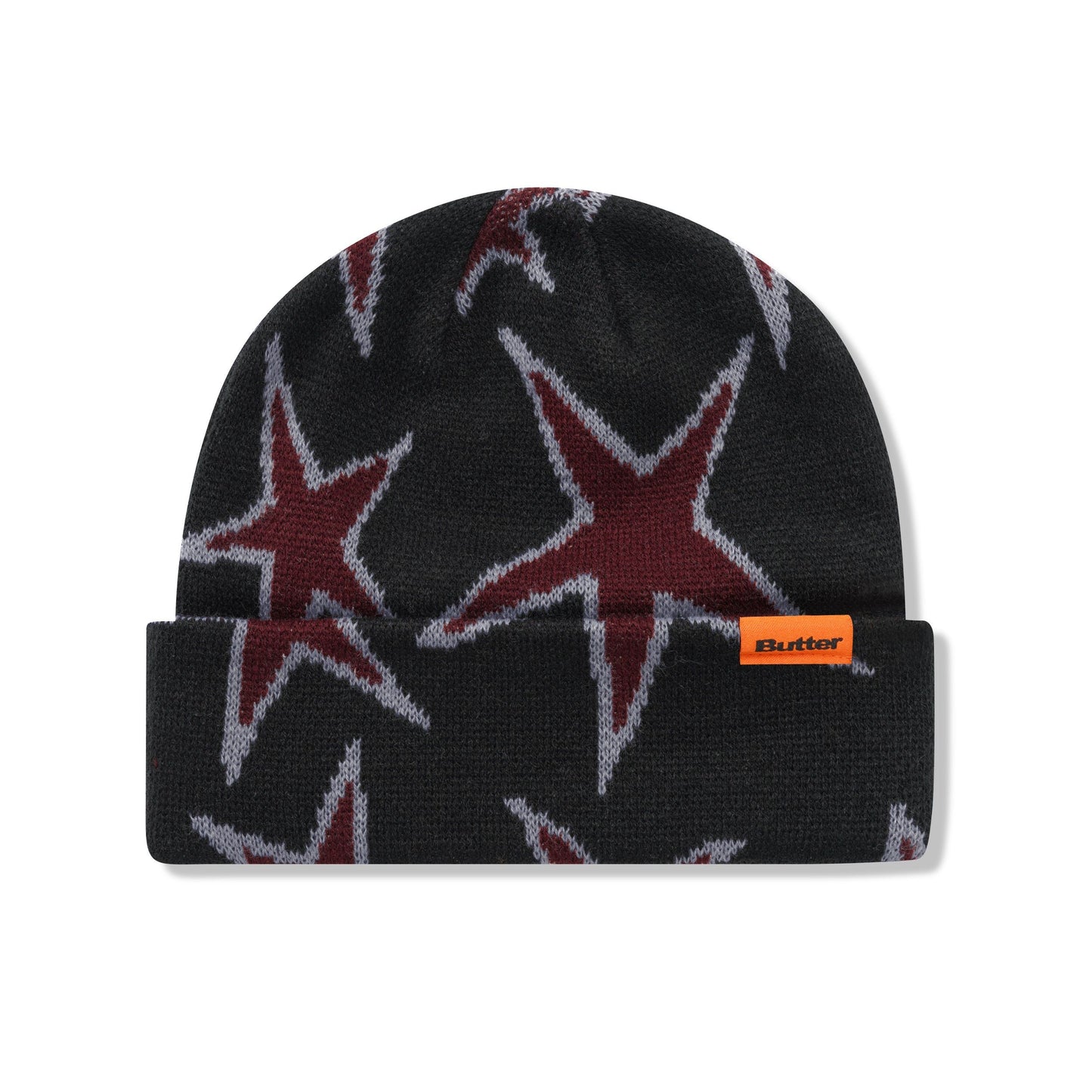 Butter Stars Cuff Beanie Black