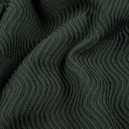 Dime Wave Cable Knit Forest